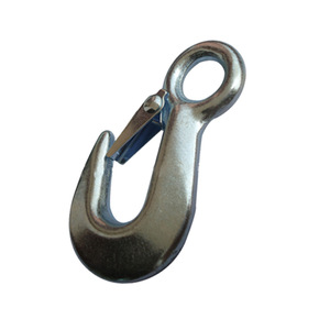 Tianchen Steel Hook With Safety Latch For Construction 5500kgs11000lbs Load Capacity - Product Image 1