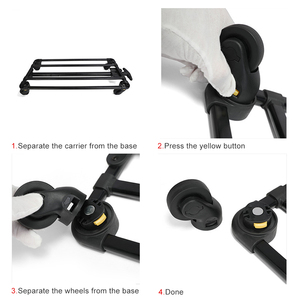 OEM toptan büyük boy taşınabilir kedi köpek seyahat arabası ayrılabilir Oxford taşıyıcı fermuar havayolu onaylı <span class=keywords><strong>Pet</strong></span> köpek taşıyıcı - Product Image 4