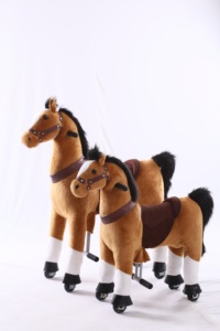 पशु घोड़ा खिलौना पर यांत्रिक सवारी करने के लिए सबसे अच्छा प्रचार, छोटे घोड़े चलने वाले पशु खिलौना - Product Image 3