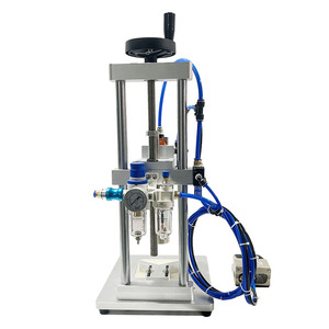 Machine de bouchage semi-automatique pneumatique pour bouteilles de 18 mm de diamètre, pour usage chimique, avec moteur et prise européenne, garantie 1 an - Product Image 4