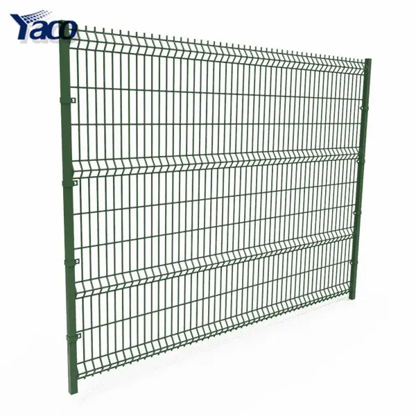 Easily Assembled 50*200mm 3d Curved Fence Galvanized 3d Curved Welded Mesh Fence Factory 3d Perimeter Fencing For Playground