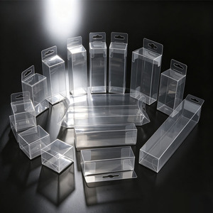 Caja de Embalaje Rectangular de PVC Transparente Personalizada con Orificio para Colgar, Hecha con Materiales Reciclados - Product Image 2