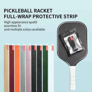 <span class=keywords><strong>Accessoire</strong></span> de cadre de raquette personnalisable, protection de bord de raquette de pickleball, bande de protection anti-collision en TPU - Product Image 2