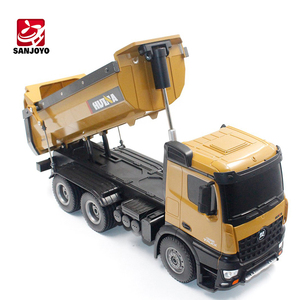 <span class=keywords><strong>Camion</strong></span> <span class=keywords><strong>benne</strong></span> télécommandé Huina Toys 1573 1/14 à 10 canaux, auto-vidangeant, en plastique, portée 30m, utilisation intérieur-extérieur, 30min d'autonomie - Product Image 1