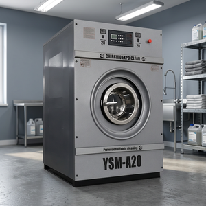 Laveuse-essoreuse industrielle YSM-A20 20 kg, machine à laver électrique automatique triphasée avec fonctionnement stable - Product Image 3