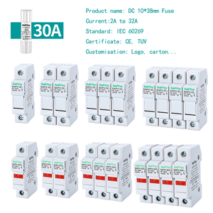 Saiffey dc1000v <span class=keywords><strong>fuse</strong></span> צילינדר גבוה breinginging10 * 38 מ "מ 1a 2a 4a 6a <span class=keywords><strong>10a</strong></span> 15a 20a 25a 30a כוח סולארי פוטו-וולטאי - Product Image 2