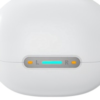 Écouteurs intra-auriculaires sans fil Brightblue True Wireless 5.4 avec indicateur LED, étanchéité IPX4, contrôle tactile, son stéréo, autonomie de plus de 20 heures