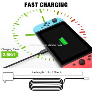 Sạc cho Nintendo chuyển đổi AC Adapter 15V 2.6A cung cấp điện nhanh chóng sạc Kit cho <span class=keywords><strong>Switch</strong></span> Dock/<span class=keywords><strong>Switch</strong></span> <span class=keywords><strong>Lite</strong></span> và Pro điều khiển - Product Image 4