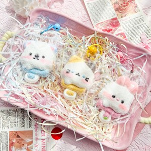 CHENXI Kawaii Cat Puppy Silicone Squishy Toy Ice Cream Pendant Stress Relief <b>Ball</b> Taba <b>Squeeze</b> - Product Image 6