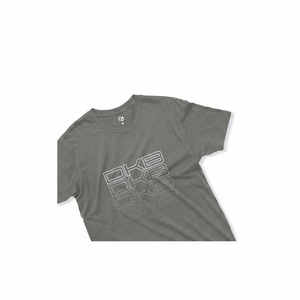 DKB 100% cotone t-shirt DKB ricamato Logo Street Style modello solido traspirante peso pesante 240 grammi lunghezza corta ampia vestibilità - Product Image 2