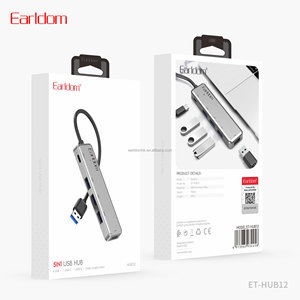 Earldom 4 in 1 USB 2.0 <b>HUB</b> Docking Station to USB 3.0 2.0 4 Ports Multi Splitter OTG Adapter for Macbook Pro PC Computer - Product Image 6