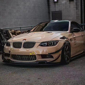 Lèvre de pare-chocs avant de Style GT4S en Fiber de carbone élevée pour les modèles BMW série 3 M3 E92 M4-nouvelle lèvre avant de mise à niveau arrière haute Protection - Product Image 6