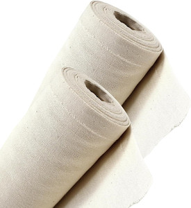 विस्तृत अनप्रिमेड सूती कैनवास कपड़े 7 औंस प्राकृतिक बतख कपड़े - Product Image 2