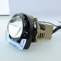 Luces Diurnas VAHID 5D Crystal Angel Eyes DRL I8-D25, Anillo Halo WRGB, Faros Delanteros Decorativos, Control por Aplicación, 6000K