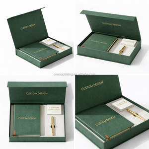 Ensemble de journal en lin sophistiqué personnalisé avec stylo métallique et carte d'affirmation pour les résolutions du Nouvel An et les objectifs de vie - Product Image 2
