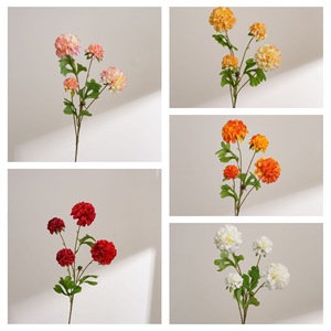 ดอกดาเลียประดิษฐ์ CallaFloral ก้านเดี่ยว สีชมพู แดง เหลือง ส้ม ขาวนม โพลีเอสเตอร์ ตกแต่งภายในบ้าน งานแต่งงาน สไตล์ INS - Product Image 3