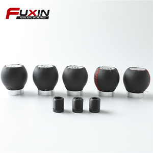 Phụ Kiện Xe Hơi 6 Tốc Độ Nhãn Tự Động Phổ Da Bánh Phím Shift Knob Bìa Khâu Màu Đỏ Shifter Đòn Bẩy Cho Toyota TRD Racing - Product Image 5