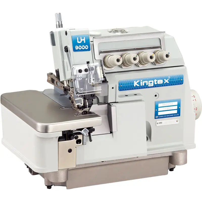 Ultra High Speed Kingtex UH9004 2-Needle 4-Thread Overlock Sewing Machine