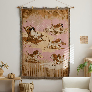 <span class=keywords><strong>Tapisserie</strong></span> murale en tissu géométrique vintage de style ethnique américain - Décoration murale B&B, toile de fond en coton, <span class=keywords><strong>tapisserie</strong></span> suspendue - Product Image 3