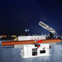 Raboteuse de table FS-5020 8 pouces avec tête de coupe spirale pour le rabotage de surface et le chanfreinage des bords, pour le travail du bois et la fabrication de meubles en bois
