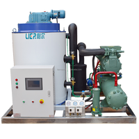Machine à glace en flocons commerciale à bas prix, fabriquée en Chine, nouvelle génération Emerson 500 kg 1-3 tonnes