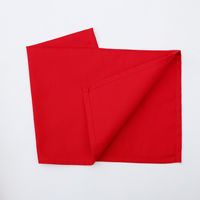 Serviette de table en tissu crocheté style européen 40x40cm, couleur unie, carrée, réutilisable pour mariage, fête, restaurant, vente en gros