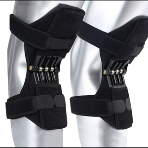 1 pièce Genouillères de protection avec support de puissance et ressort à rappel puissant pour le sport, réduisant les douleurs et offrant une protection contre le froid des jambes - Product Image 1