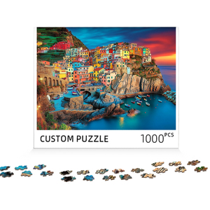 Échantillon gratuit Usine Conception Personnalisée Papier Jouet <span class=keywords><strong>Jeux</strong></span> <span class=keywords><strong>de</strong></span> Puzzle <span class=keywords><strong>pour</strong></span> Adultes 300 500 1000 Pièces Puzzle <span class=keywords><strong>pour</strong></span> Enfants - Product Image 2