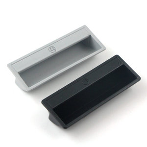 Poignée de tiroir encastrée en plastique ABS, rectangulaire, moderne et simple, pour meubles, modèle Ls711 - Product Image 3