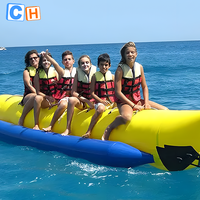 Usine de haute qualité PVC extérieur gonflable bateau banane bateau gonflable jeux d'eau gonflables pour adultes
