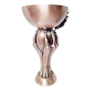 Trofeo Sportivo Personalizzato Campione in Metallo Artigianale Bronzo Drago Artiglio Ciotola per Palle Sportive, Souvenir Aziendali, Trofei, Medaglie e Targhe - Product Image 3