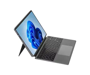 Neuer 14-Zoll-Touchscreen im Surface-Stil 2-in-1 PC-Tablet mit 16 GB RAM Win 11 Intel Celeron 12. Generation N95 abnehmbare Tastatur