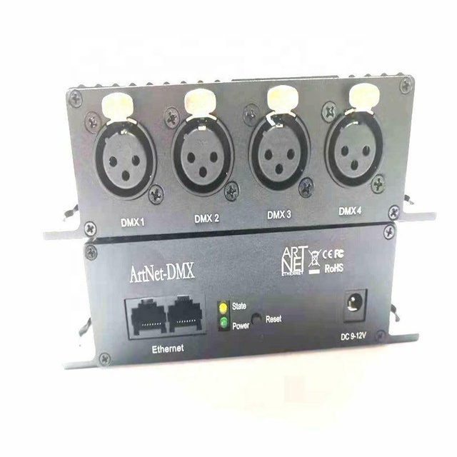 DMX ARTNET Controller with 512 Channels and Cat5 Cable for Resolume Arena 6 Software Visual Artists Use