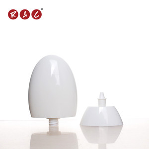 Low Price Color 50ml Unique Creative Bag Chain Luxury Oval PE Egg Shaped Plastic Soft 50g White Bottle Sunscreen Foundation