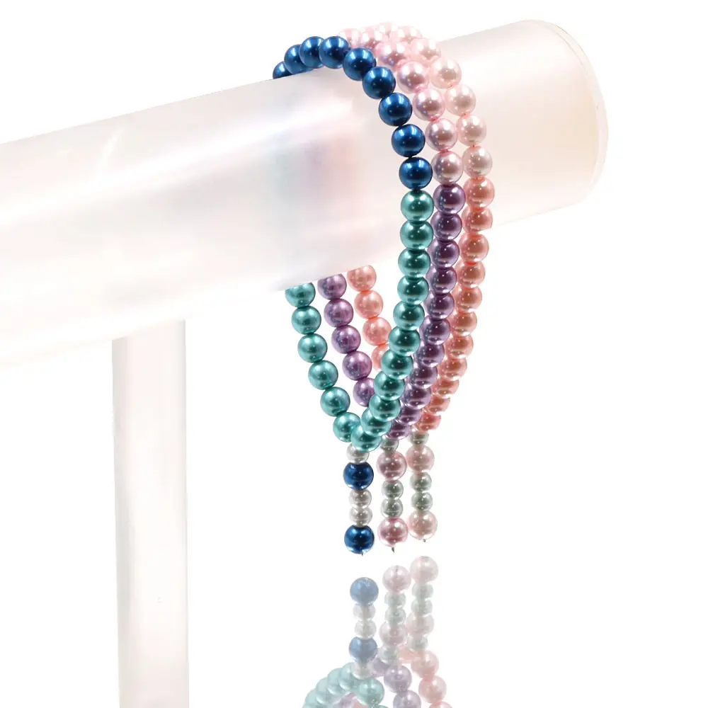 8mm Glass Pearl Beads Muslim prayer beads Christian 33 beaded bracelet Tasbih Muslim Prayer bracelets