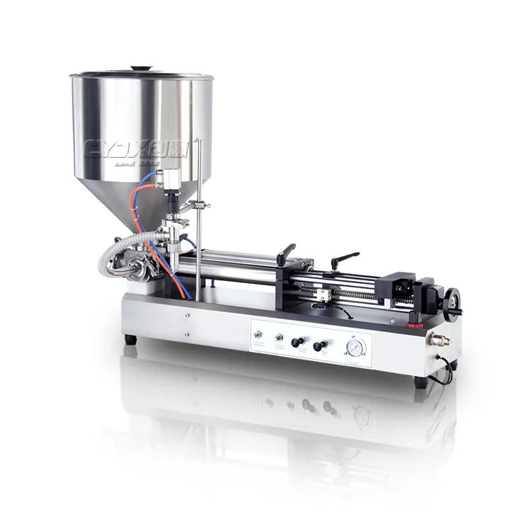 CYJX 10-100ml High-viscosity Paste Filler/single Heads Horizontal Pneumatic Cream Paste Lotion Filling Machine
