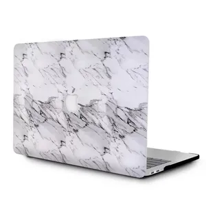 Yapears 2023 New Fashion Shockproof White Marble Protective PC Cover Case Laptop Hard Shell For Macbook Air Pro 12 13 Inch