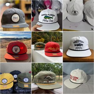 Richardson 256 topi bisbol tali rata Snapback Camo topi Umum 100% katun 3D karet tali serut Logo bordir - Product Image 3