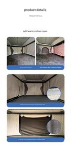 Tente de toit rigide pour SUV, 4 personnes, personnalisée, imperméable, pour le <span class=keywords><strong>camping</strong></span> - Product Image 6