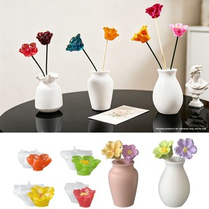 Nouvelles idées : moule en silicone pour gel époxy cristallin, fleurs tridimensionnelles, bonsaïs, ornements décoratifs, moule en plâtre DIY pour aromathérapie - Product Image 1