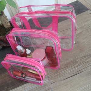 Custom Travel Toilet <strong>Make</strong> <strong>up</strong> <strong>Bag</strong> Set Trousse Maquillage Transparent Pvc Makeup <strong>Bag</strong> with Zipper clear Plastic Cosmetic <strong>Bags</strong> - Product Image 6