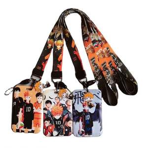 Meilleures ventes : Porte-carte de bus, cordon de téléphone et porte-clés pour carte de repas universitaire et carte d'identité professionnelle, motif Anime <span class=keywords><strong>Hinata</strong></span> Shoyo, pour jeunes amateurs de volley-ball - Product Image 2