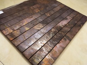 Adesivi per piastrelle a mosaico in legno antico imitazione buccia e Stick adesivi per bagno impermeabili a prova di olio posteriore Splash piastrelle da cucina 300*300mm - Product Image 3