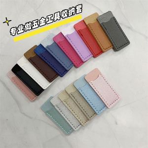 Étuis à ciseaux multicolores HR en cuir synthétique avec embouts de sécurité – Pochette de couture élégante et personnalisée pour artisans - Product Image 2