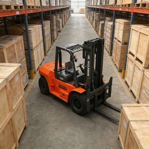 Montacargas Diésel de Transmisión, Nueva Marca, FWD, 10 Toneladas, Servicio Pesado, Mástil de Dos Etapas, <span class=keywords><strong>Articulado</strong></span> Frontalmente - Product Image 3