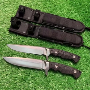 Cuchillo Bowie Trident de Acero Inoxidable con Mango de Plástico, Punta Recta, para Camping y Actividades al Aire Libre, Grosor de 5 mm, 20 cm de Corte, OEM - Product Image 2