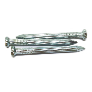 Clous à tête plate galvanisés à chaud de haute qualité, clous en fer électrogalvanisés de grande taille, clous en acier à pointe en fil de fer - Product Image 4