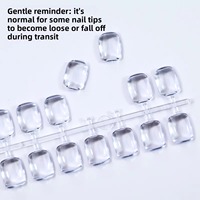 Présentoirs d'échantillons d'ongles 120 pièces/boîte – Nuancier carré en ABS haute transparence pour vernis gel UV, avec doigts d'exposition et colle