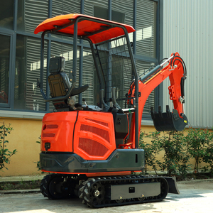 Envío <span class=keywords><strong>Gratis</strong></span>: Mini Excavadora de 1.2 Toneladas con Giro <span class=keywords><strong>Cero</strong></span> de Cola, Diésel, Pequeña Excavadora, Maquinaria de Movimiento de Tierras, Microexcavadora de Jardín - Product Image 4