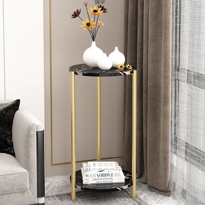 Soporte de <span class=keywords><strong>Flores</strong></span> Moderno de Acero y Mármol al por Mayor, Soporte de <span class=keywords><strong>Flores</strong></span> Alto Multifuncional y Duradero para Uso en Interiores y Exteriores del Hogar y Jardín - Product Image 4